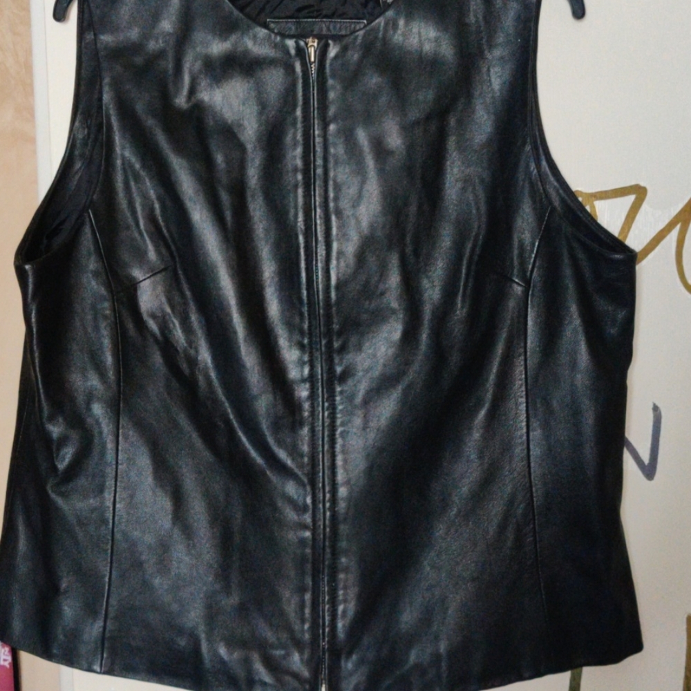 Valerie Stevens Leather Vest